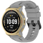 Cinturino per orologio xDfind in silicone nero tinta unita con fibbia, For Amazfit T-Rex 3 Pro 44mm