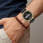 Cinturino per orologio xDfind in silicone nero tinta unita con fibbia, For Amazfit T-Rex 3 Pro 44mm