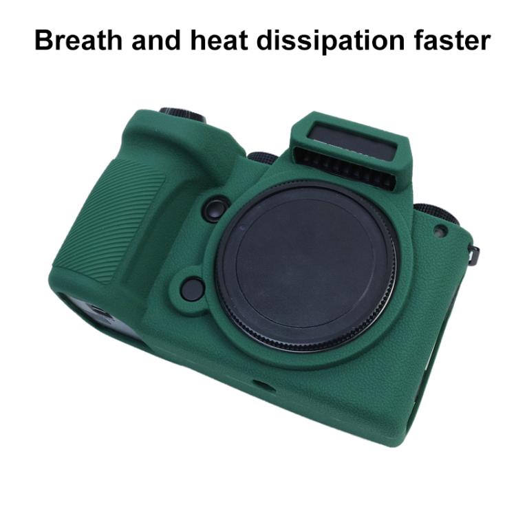 Custodia protettiva in morbido silicone con texture litchi, For Panasonic LUMIX DC-S5 II / DC-S5M2GK