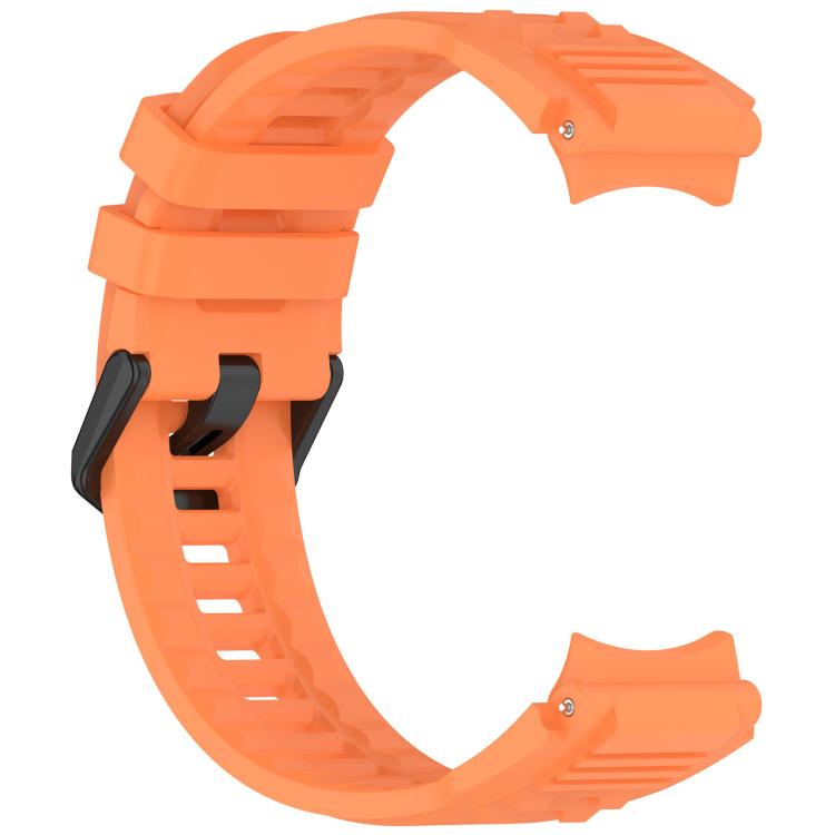 Cinturino per orologio xDfind in silicone nero tinta unita con fibbia, For Amazfit T-Rex 3 Pro 48mm