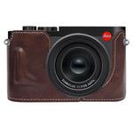 Mezza custodia per fotocamera in pelle vegana, For Leica Q3