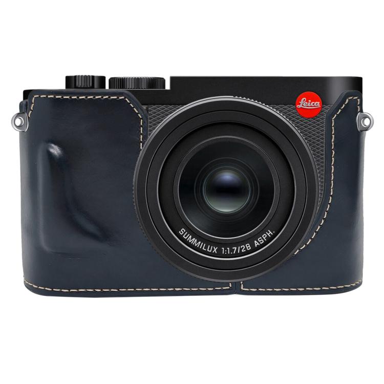 Mezza custodia per fotocamera in pelle vegana, For Leica Q3