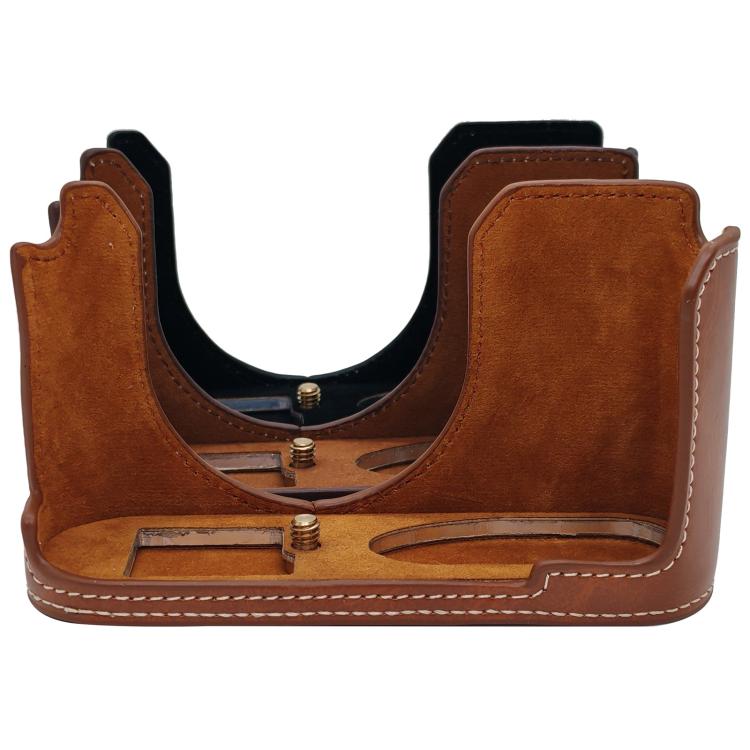 Mezza custodia per fotocamera in pelle vegana, For Leica Q3