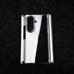 Custodia per telefono in PC trasparente con doppia striscia magnetica a doppio asse., For Samsung Galaxy Z TriFold