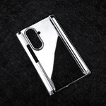 Custodia per telefono in PC trasparente con doppia striscia magnetica a doppio asse., For Samsung Galaxy Z TriFold