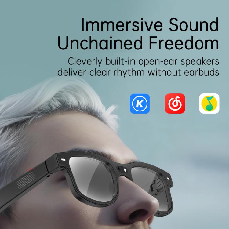 Occhiali AIMB-G3 da 8 MP con chiamate vocali intelligenti, foto AI e traduzione