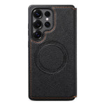 ESEBLE Custodia per telefono ultra sottile con scomparto per carte e chiusura magnetica in ecopelle, For Samsung Galaxy S25 Ultra 5G, For Samsung Galaxy S24 Ultra 5G, For Samsung Galaxy S23 Ultra 5G, For Samsung Galaxy S22 Ultra 5G                     ...