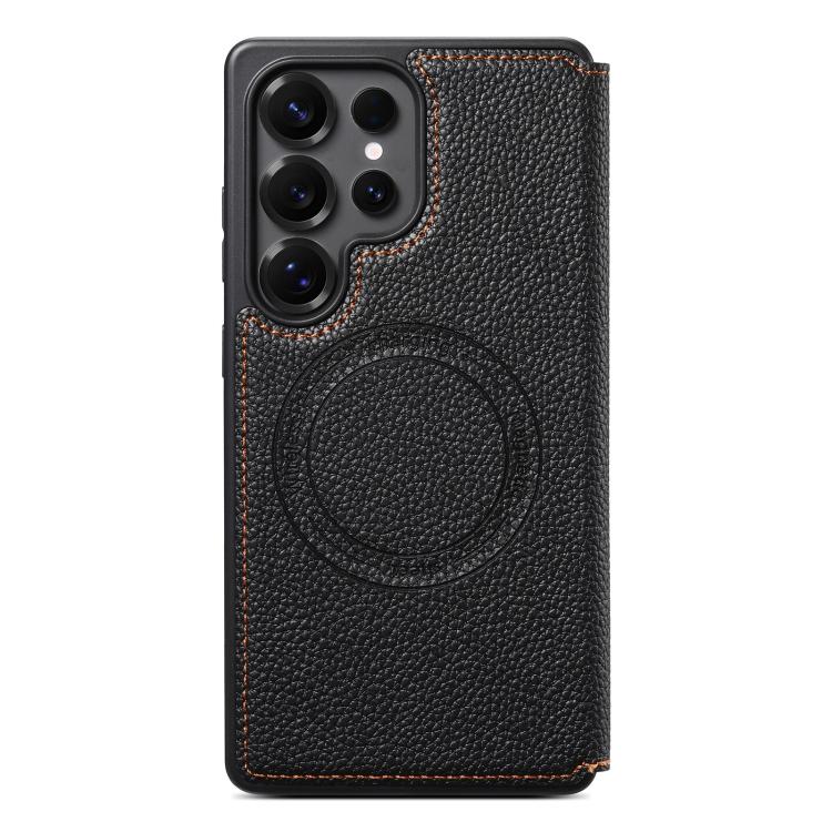 ESEBLE Custodia per telefono ultra sottile con scomparto per carte e chiusura magnetica in ecopelle, For Samsung Galaxy S25 Ultra 5G, For Samsung Galaxy S24 Ultra 5G, For Samsung Galaxy S23 Ultra 5G, For Samsung Galaxy S22 Ultra 5G                     ...