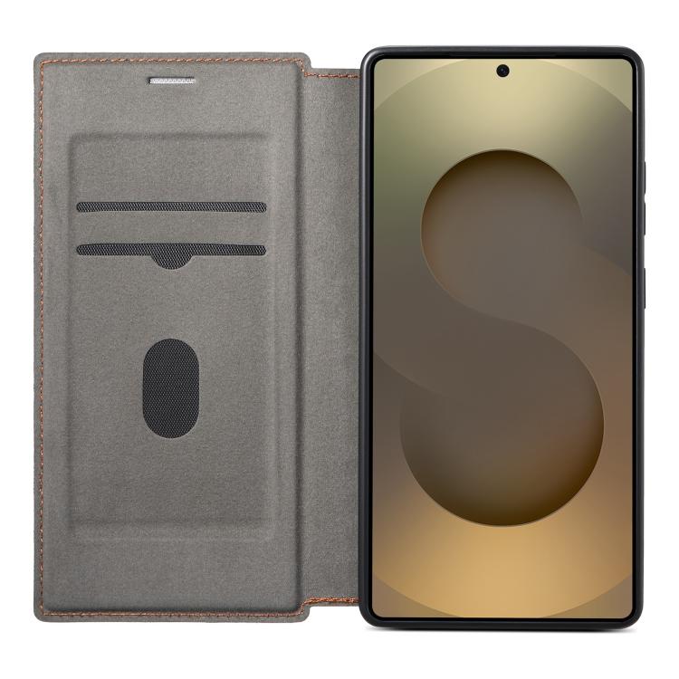 ESEBLE Custodia per telefono ultra sottile con scomparto per carte e chiusura magnetica in ecopelle, For Samsung Galaxy S25 Ultra 5G, For Samsung Galaxy S24 Ultra 5G, For Samsung Galaxy S23 Ultra 5G, For Samsung Galaxy S22 Ultra 5G                     ...