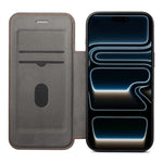 ESEBLE Custodia per telefono ultra sottile con scomparto per carte e chiusura magnetica in ecopelle, For iPhone 17 Pro Max, For iPhone 17 Pro, For iPhone 17, For iPhone Air