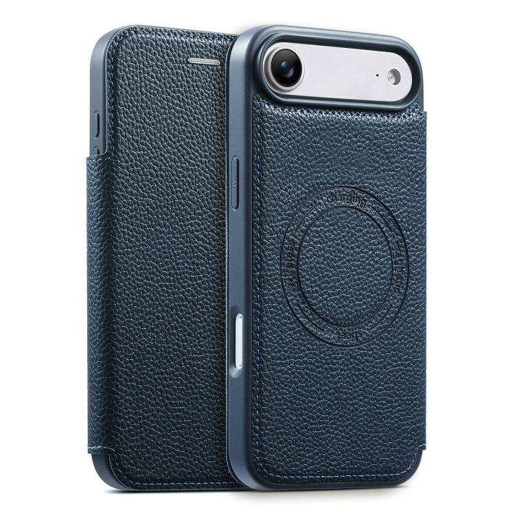 ESEBLE Custodia per telefono ultra sottile con scomparto per carte e chiusura magnetica in ecopelle, For iPhone 17 Pro Max, For iPhone 17 Pro, For iPhone 17, For iPhone Air