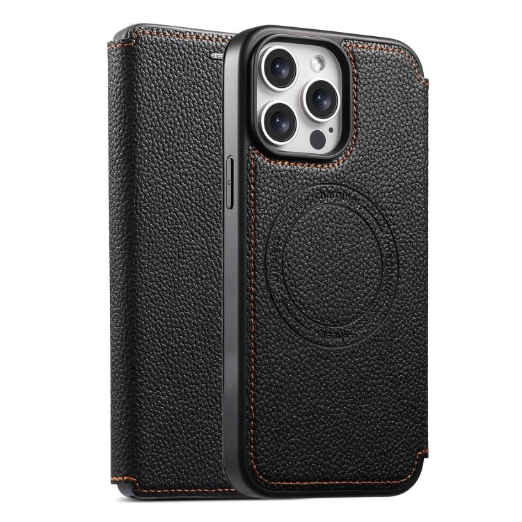 ESEBLE Custodia per telefono ultra sottile con scomparto per carte e chiusura magnetica in ecopelle, For iPhone 14 Pro, For iPhone 14 Pro Max, For iPhone 13 Pro Max, For iPhone 13 Pro