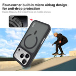 Custodia per telefono imak serie UX-9C magnetica e antiurto in PC + TPU, For iPhone 17 Pro Max, For iPhone 17 Pro