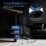 Custodia per auricolari con texture litchi, supporto e chiusura di sicurezza., For AirPods Pro 3