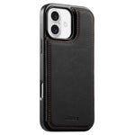 Custodia per telefono ESEBLE con doppia fibbia e texture retrò e scomparto per carte di credito., For iPhone 17e / 16e, For iPhone 17 Pro Max, For iPhone 17 Pro, For iPhone 17, For iPhone Air, For iPhone 16 Pro Max, For iPhone 16 Pro, For iPhone 16