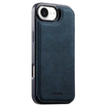 Custodia per telefono ESEBLE con doppia fibbia e texture retrò e scomparto per carte di credito., For iPhone 17e / 16e, For iPhone 17 Pro Max, For iPhone 17 Pro, For iPhone 17, For iPhone Air, For iPhone 16 Pro Max, For iPhone 16 Pro, For iPhone 16