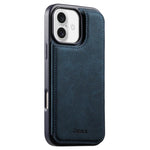 Custodia per telefono ESEBLE con doppia fibbia e texture retrò e scomparto per carte di credito., For iPhone 17e / 16e, For iPhone 17 Pro Max, For iPhone 17 Pro, For iPhone 17, For iPhone Air, For iPhone 16 Pro Max, For iPhone 16 Pro, For iPhone 16