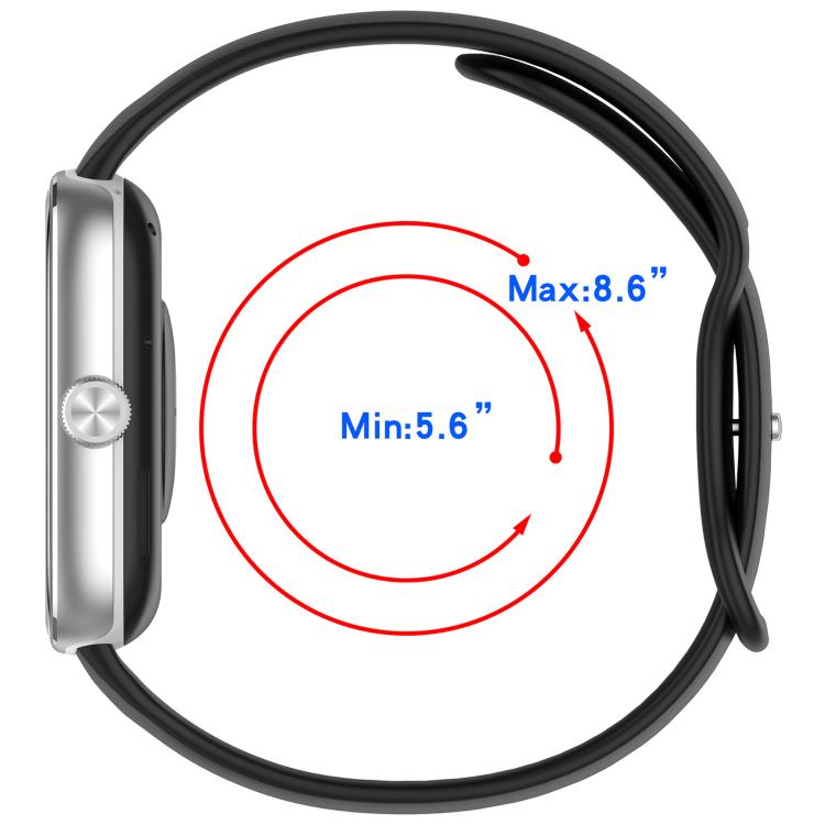 Cinturino per orologio in silicone con fibbia a farfalla in tinta unita xDfind, For Xiaomi Band 10 Pro / 9 Pro / Redmi Watch 6