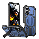 Custodia per telefono antiurto con supporto metallico nascosto e magnetico., For iPhone 17 Pro Max, For iPhone 17 Pro, For iPhone 17, For iPhone Air