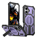 Custodia per telefono antiurto con supporto metallico nascosto e magnetico., For iPhone 17 Pro Max, For iPhone 17 Pro, For iPhone 17, For iPhone Air