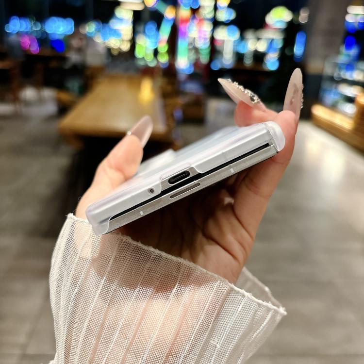 Custodia per telefono magnetica a doppio asse serie Ice Mist, For Samsung Galaxy Z Fold7 5G, For Samsung Galaxy Z Fold Special 5G, For Samsung Galaxy Z Fold6 5G, For Samsung Galaxy Z Fold5 5G, For Samsung Galaxy Z Fold4 5G