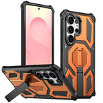 Custodia per telefono antiurto con supporto metallico nascosto e magnetico., For Samsung Galaxy S26+ 5G, For Samsung Galaxy S26 Ultra 5G, For Samsung Galaxy S26 5G, For Samsung Galaxy S25 FE 5G