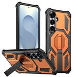 Custodia per telefono antiurto con supporto metallico nascosto e magnetico., For Samsung Galaxy S26+ 5G, For Samsung Galaxy S26 Ultra 5G, For Samsung Galaxy S26 5G, For Samsung Galaxy S25 FE 5G