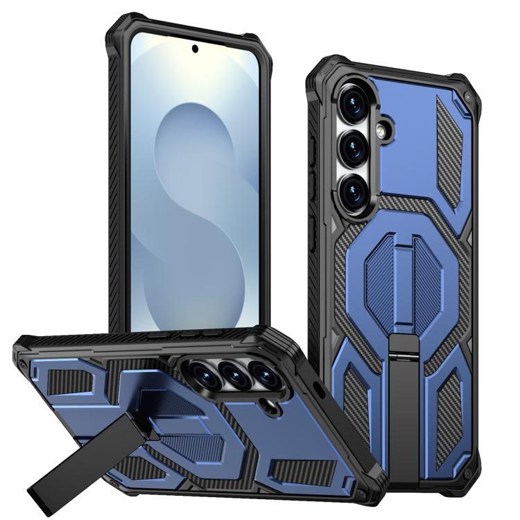 Custodia per telefono antiurto con supporto metallico nascosto e magnetico., For Samsung Galaxy S26+ 5G, For Samsung Galaxy S26 Ultra 5G, For Samsung Galaxy S26 5G, For Samsung Galaxy S25 FE 5G