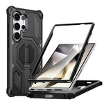 Custodia per telefono antiurto con supporto metallico nascosto e magnetico., For Samsung Galaxy S25 5G / S24 5G, For Samsung Galaxy S25+ 5G / S24+ 5G, For Samsung Galaxy S25 Ultra 5G, For Samsung Galaxy S24 Ultra 5G
