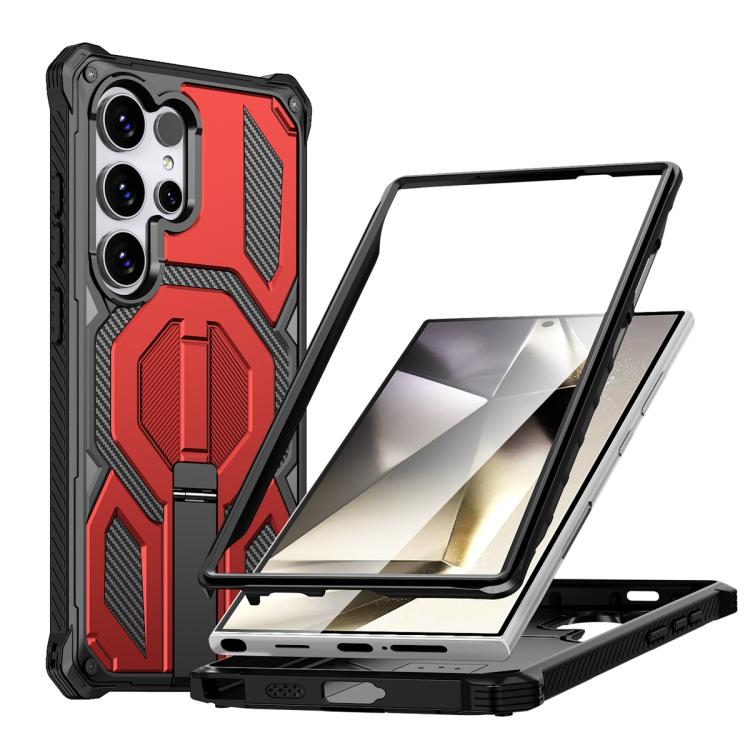 Custodia per telefono antiurto con supporto metallico nascosto e magnetico., For Samsung Galaxy S25 5G / S24 5G, For Samsung Galaxy S25+ 5G / S24+ 5G, For Samsung Galaxy S25 Ultra 5G, For Samsung Galaxy S24 Ultra 5G