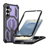 Custodia per telefono antiurto con supporto metallico nascosto e magnetico., For Samsung Galaxy S26+ 5G, For Samsung Galaxy S26 Ultra 5G, For Samsung Galaxy S26 5G, For Samsung Galaxy S25 FE 5G