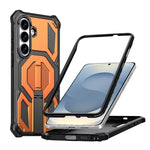 Custodia per telefono antiurto con supporto metallico nascosto e magnetico., For Samsung Galaxy S26+ 5G, For Samsung Galaxy S26 Ultra 5G, For Samsung Galaxy S26 5G, For Samsung Galaxy S25 FE 5G