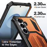 Custodia per telefono antiurto con supporto metallico nascosto e magnetico., For Samsung Galaxy S26+ 5G, For Samsung Galaxy S26 Ultra 5G, For Samsung Galaxy S26 5G, For Samsung Galaxy S25 FE 5G