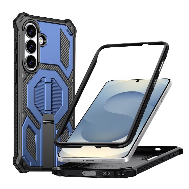Custodia per telefono antiurto con supporto metallico nascosto e magnetico., For Samsung Galaxy S26+ 5G, For Samsung Galaxy S26 Ultra 5G, For Samsung Galaxy S26 5G, For Samsung Galaxy S25 FE 5G