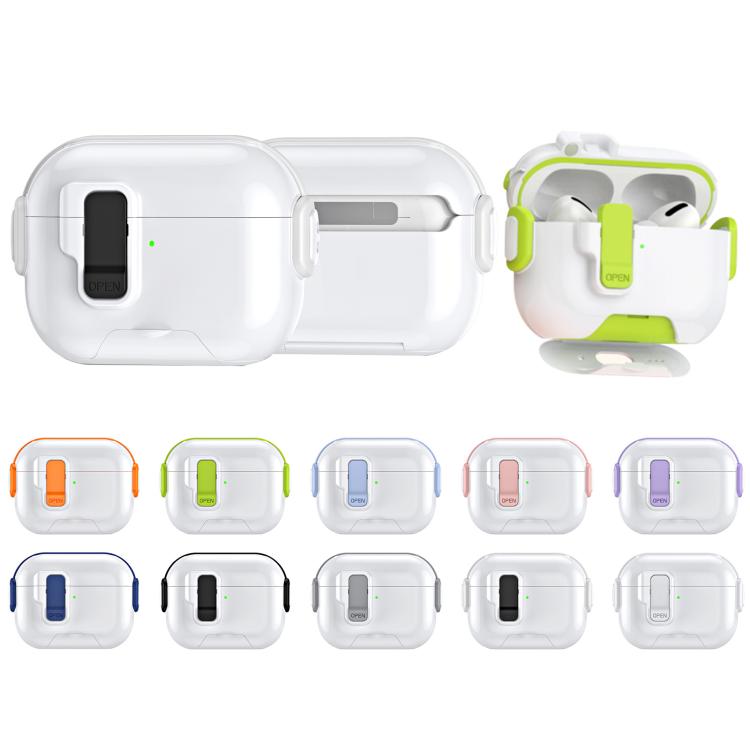 Custodia per auricolari Music Fairy Lock con supporto, For AirPods Pro 3, For AirPods 4