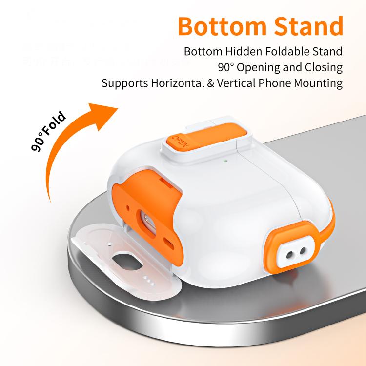 Custodia per auricolari Music Fairy Lock con supporto, For AirPods Pro 2, For AirPods 3
