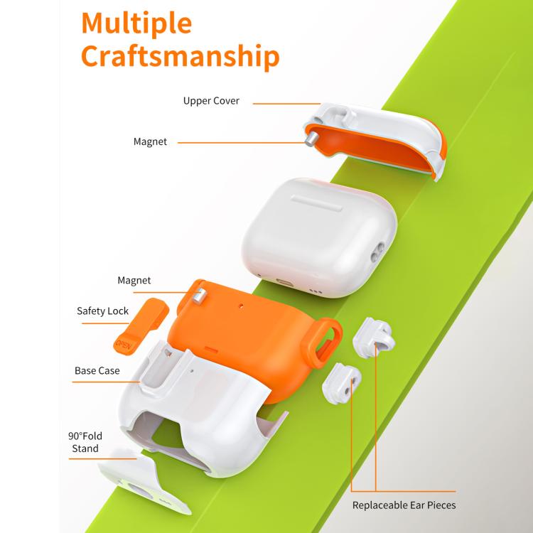 Custodia per auricolari Music Fairy Lock con supporto, For AirPods Pro