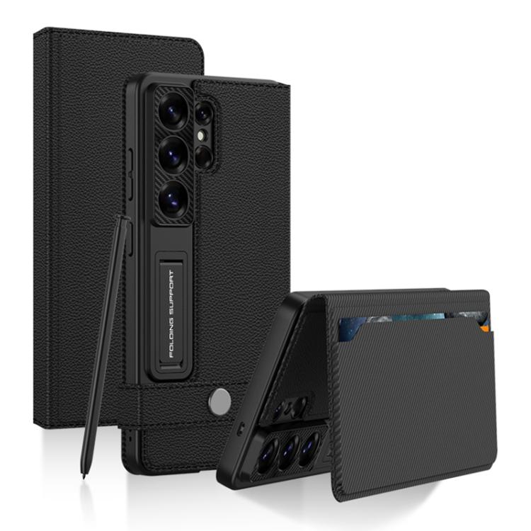 Custodia per telefono in pelle GKK con portafoglio a ribalta, senza penna, For Samsung Galaxy S26 Ultra 5G