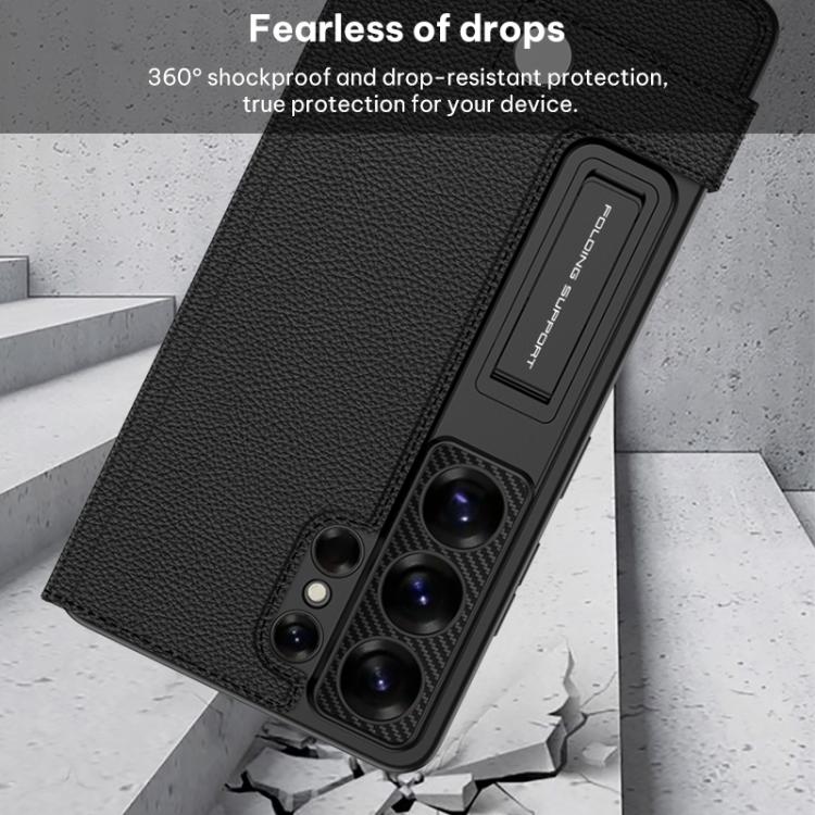 Custodia per telefono in pelle GKK con portafoglio a ribalta, senza penna, For Samsung Galaxy S26 Ultra 5G