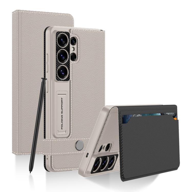 Custodia per telefono in pelle GKK con portafoglio a ribalta, senza penna, For Samsung Galaxy S26 Ultra 5G