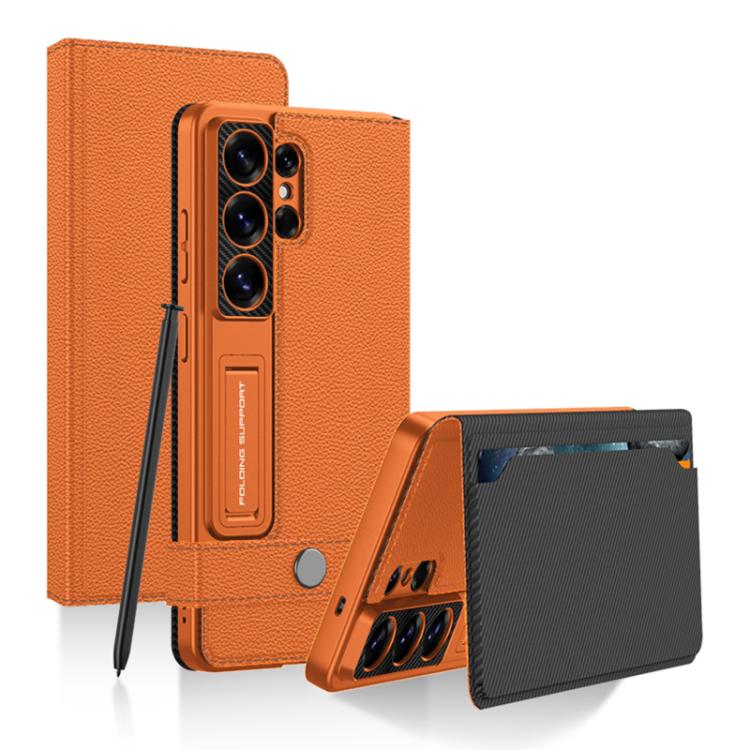 Custodia per telefono in pelle GKK con portafoglio a ribalta, senza penna, For Samsung Galaxy S26 Ultra 5G
