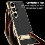 Custodia per telefono GKK Triumph ultra sottile in pelle liscia con supporto, For Samsung Galaxy S26 Ultra 5G
