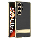 Custodia per telefono GKK Triumph ultra sottile in pelle liscia con supporto, For Samsung Galaxy S26 Ultra 5G