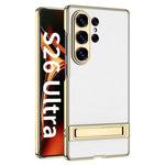 Custodia per telefono GKK Triumph ultra sottile in pelle liscia con supporto, For Samsung Galaxy S26 Ultra 5G