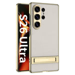 Custodia per telefono GKK Triumph ultra sottile in pelle liscia con supporto, For Samsung Galaxy S26 Ultra 5G