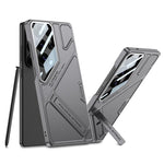 Custodia per telefono pieghevole ultra sottile in stile meccanico GKK, penna non inclusa., For Samsung Galaxy S26 Ultra 5G