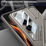 Custodia per telefono pieghevole ultra sottile in stile meccanico GKK, penna non inclusa., For Samsung Galaxy S26 Ultra 5G