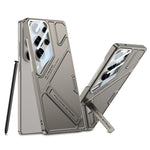 Custodia per telefono pieghevole ultra sottile in stile meccanico GKK, penna non inclusa., For Samsung Galaxy S26 Ultra 5G