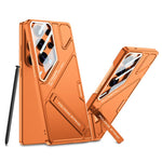 Custodia per telefono pieghevole ultra sottile in stile meccanico GKK, penna non inclusa., For Samsung Galaxy S26 Ultra 5G