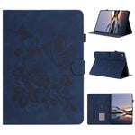 Custodia per tablet in pelle con stampa a rilievo "Farfalla ama i fiori", For iPad mini 5 / 4 / 3 / 2 / 1, For iPad 9.7 2018 / 2017